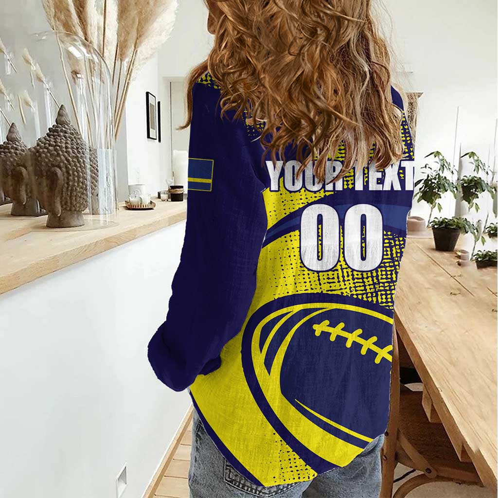 Custom Rugby Curacao Women Casual Shirt Korsou Go Champion - Wonder Print Shop