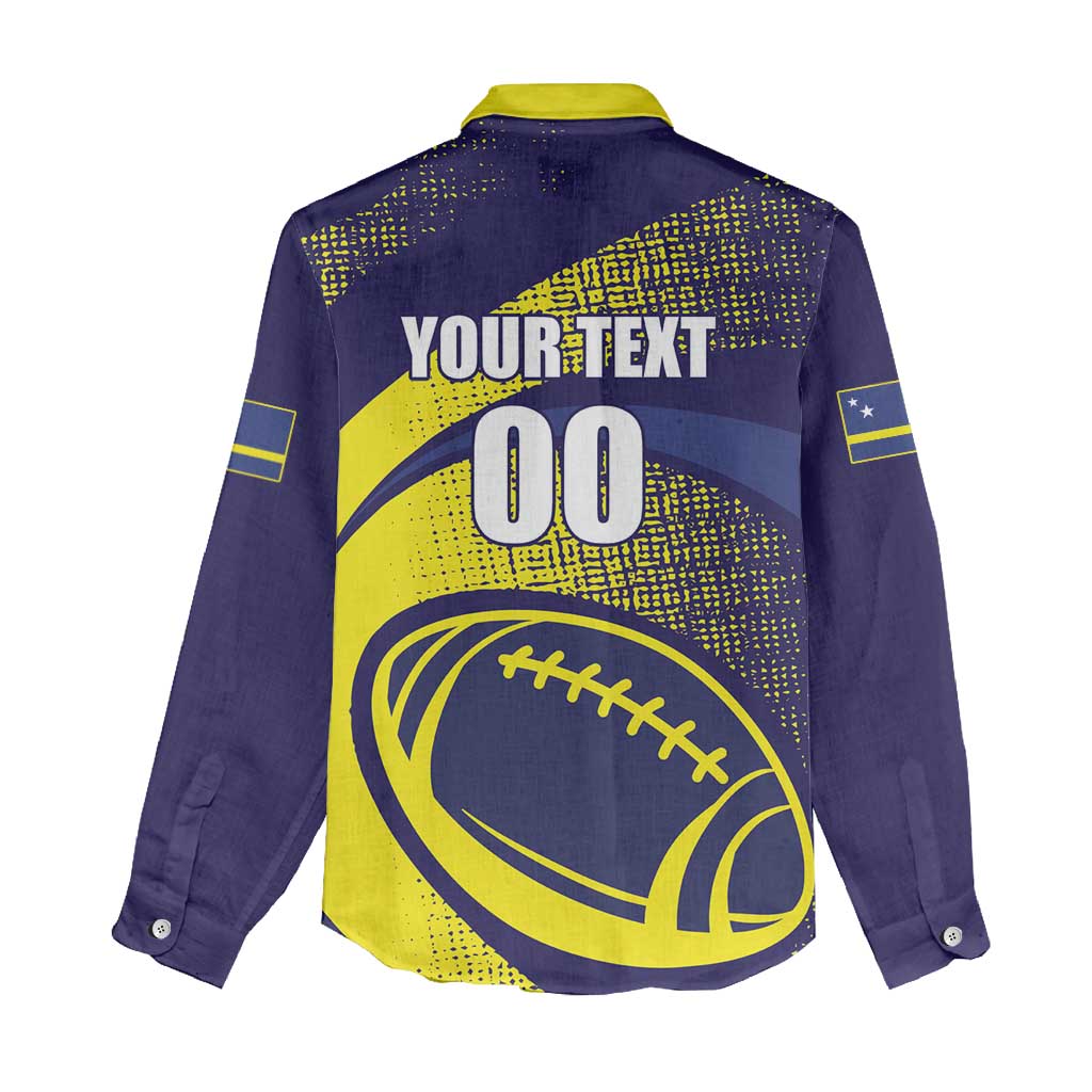 Custom Rugby Curacao Women Casual Shirt Korsou Go Champion - Wonder Print Shop