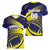 Custom Rugby Curacao Women V-Neck T-Shirt Korsou Go Champion - Wonder Print Shop
