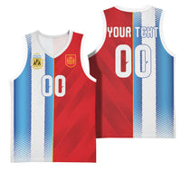 Custom Espana Argentina 2026 Basketball Jersey Copa Mundial Final