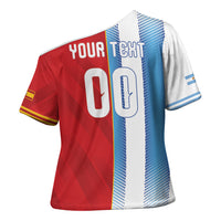 Custom Espana Argentina 2026 Cross Shoulder Shirt Copa Mundial Final