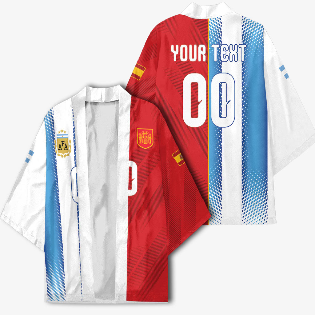 Custom Espana Argentina 2026 Kimono Copa Mundial Final