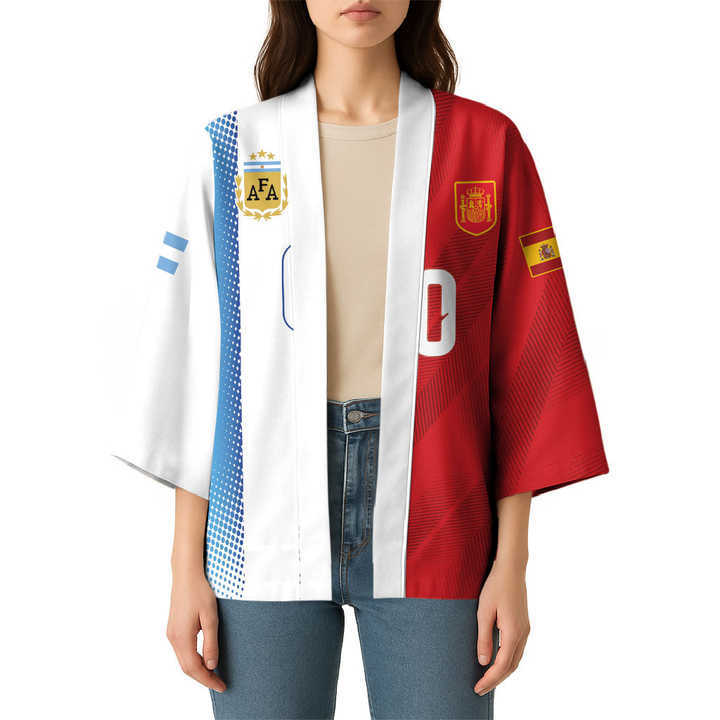 Custom Espana Argentina 2026 Kimono Copa Mundial Final