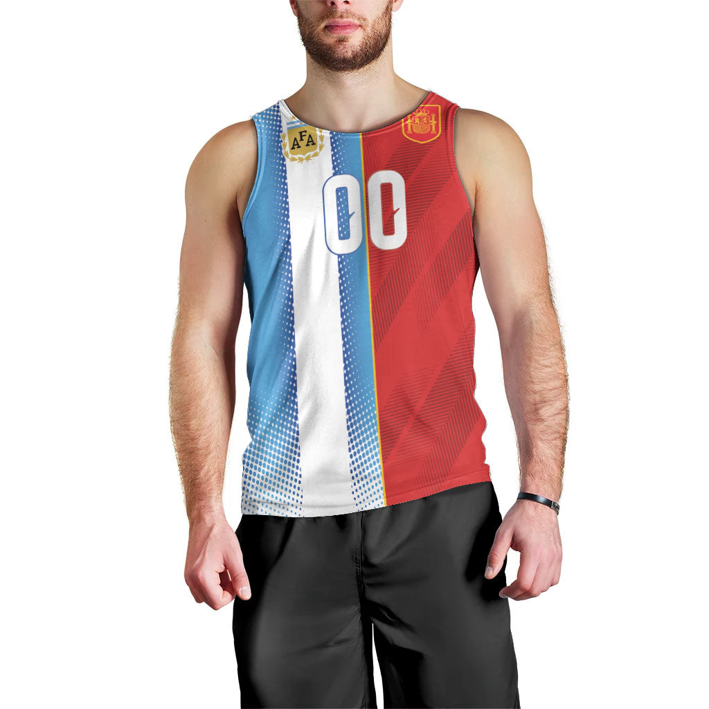 Custom Espana Argentina 2026 Men Tank Top Copa Mundial Final