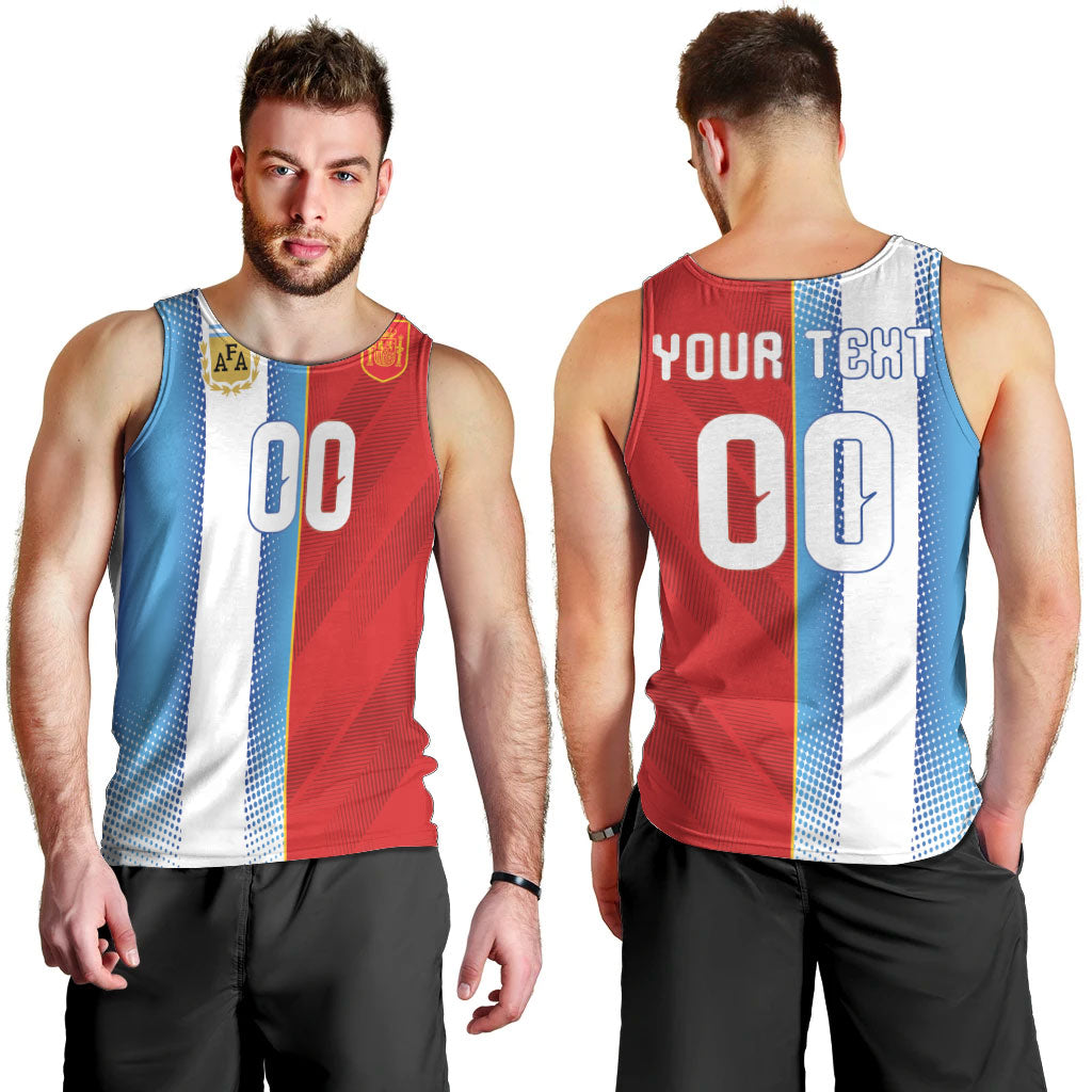 Custom Espana Argentina 2026 Men Tank Top Copa Mundial Final