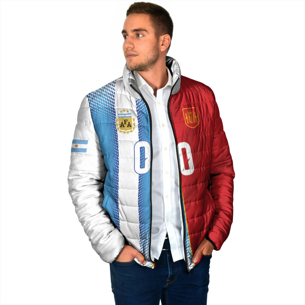 Custom Espana Argentina 2026 Padded Jacket Copa Mundial Final