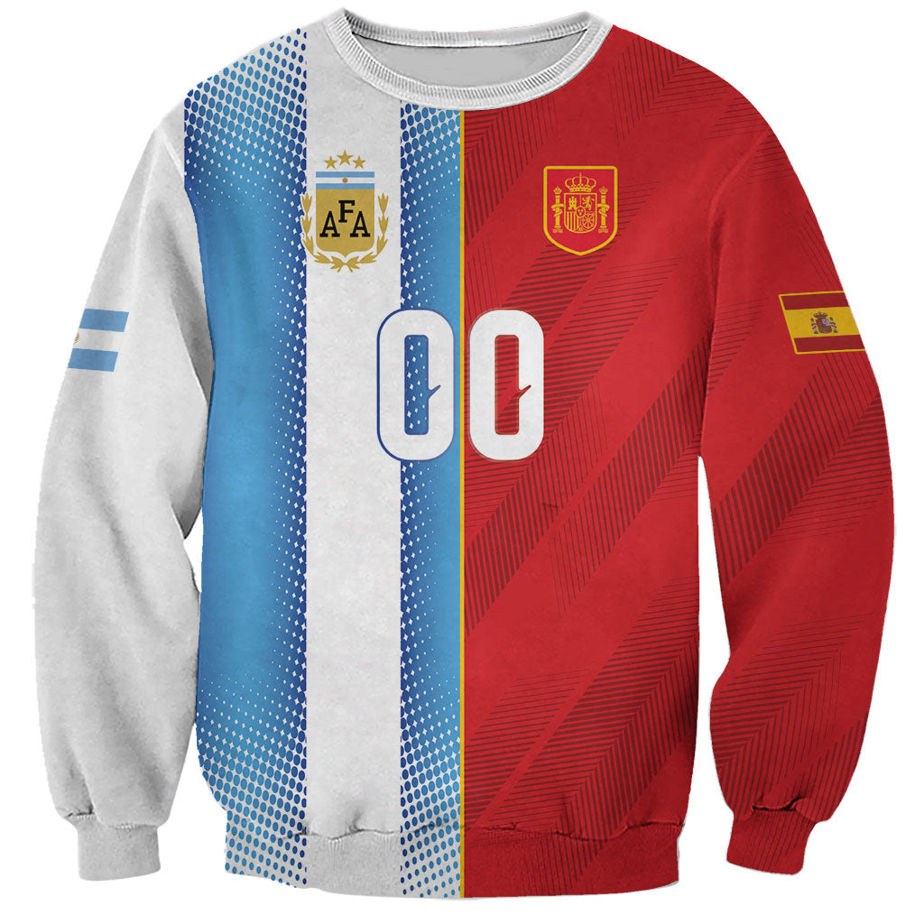 Custom Espana Argentina 2026 Sweatshirt Copa Mundial Final
