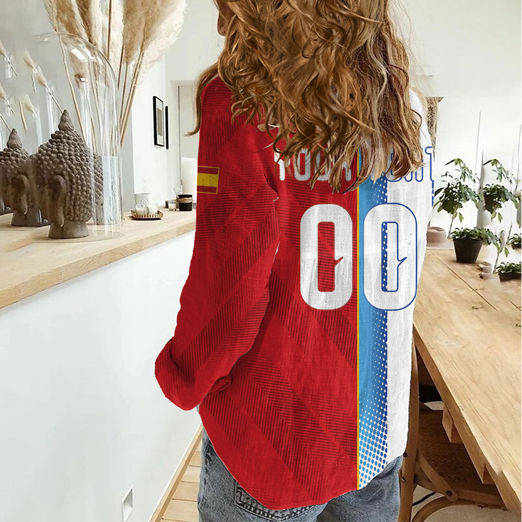 Custom Espana Argentina 2026 Women Casual Shirt Copa Mundial Final
