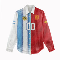 Custom Espana Argentina 2026 Women Casual Shirt Copa Mundial Final