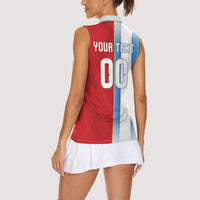 Custom Espana Argentina 2026 Women Sleeveless Polo Shirt Copa Mundial Final