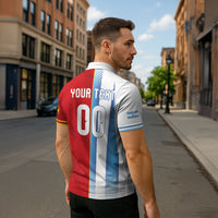 Custom Espana Argentina 2026 Zipper Polo Shirt Copa Mundial Final