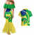 Brazil Independence Day Couples Matching Mermaid Dress and Hawaiian Shirt Sete de Setembro Flag Style - Wonder Print Shop