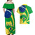Brazil Independence Day Couples Matching Off Shoulder Maxi Dress and Hawaiian Shirt Sete de Setembro Flag Style - Wonder Print Shop