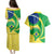 Brazil Independence Day Couples Matching Puletasi Dress and Hawaiian Shirt Sete de Setembro Flag Style - Wonder Print Shop