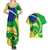 Brazil Independence Day Couples Matching Summer Maxi Dress and Hawaiian Shirt Sete de Setembro Flag Style - Wonder Print Shop