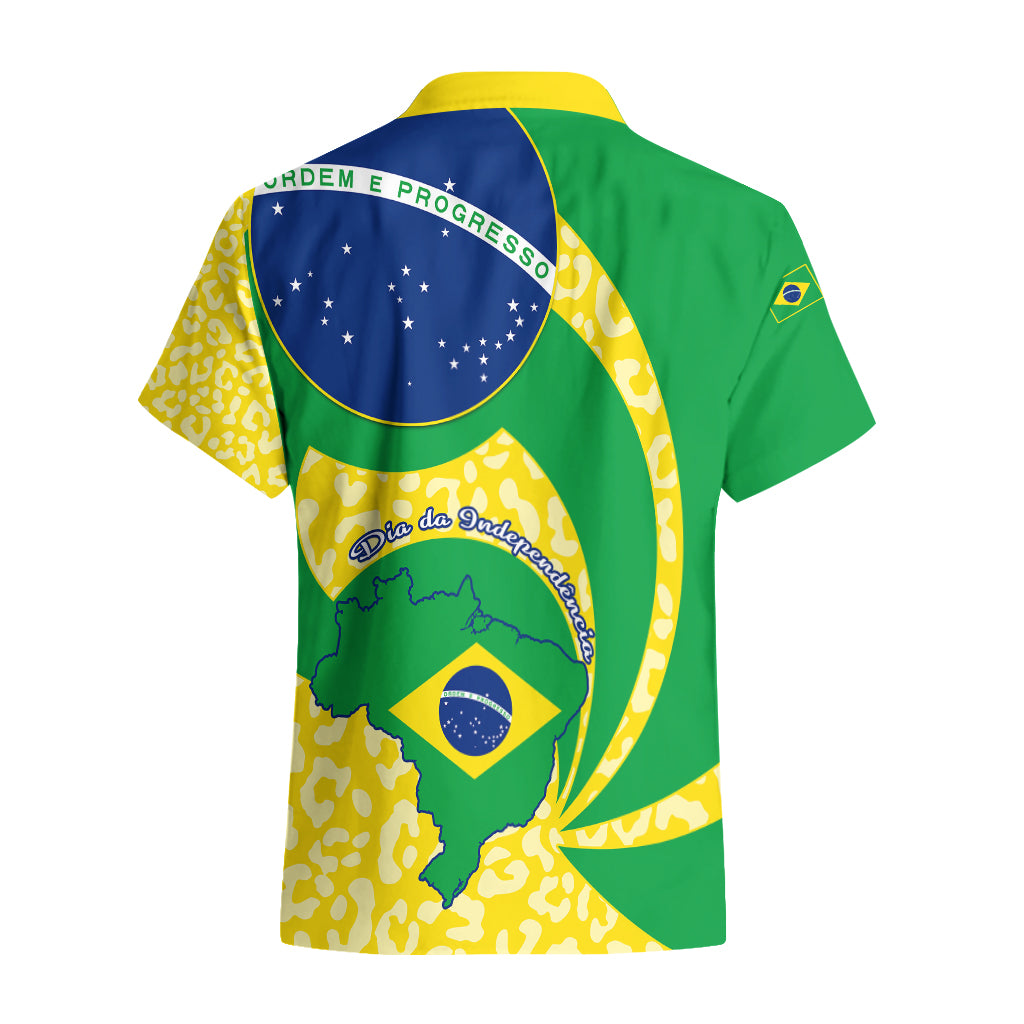 Brazil Independence Day Hawaiian Shirt Sete de Setembro Flag Style - Wonder Print Shop