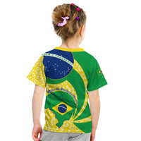Brazil Independence Day Kid T Shirt Sete de Setembro Flag Style - Wonder Print Shop