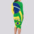 Brazil Independence Day Long Sleeve Bodycon Dress Sete de Setembro Flag Style - Wonder Print Shop