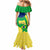 Brazil Independence Day Mermaid Dress Sete de Setembro Flag Style - Wonder Print Shop