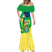 Brazil Independence Day Mermaid Dress Sete de Setembro Flag Style - Wonder Print Shop