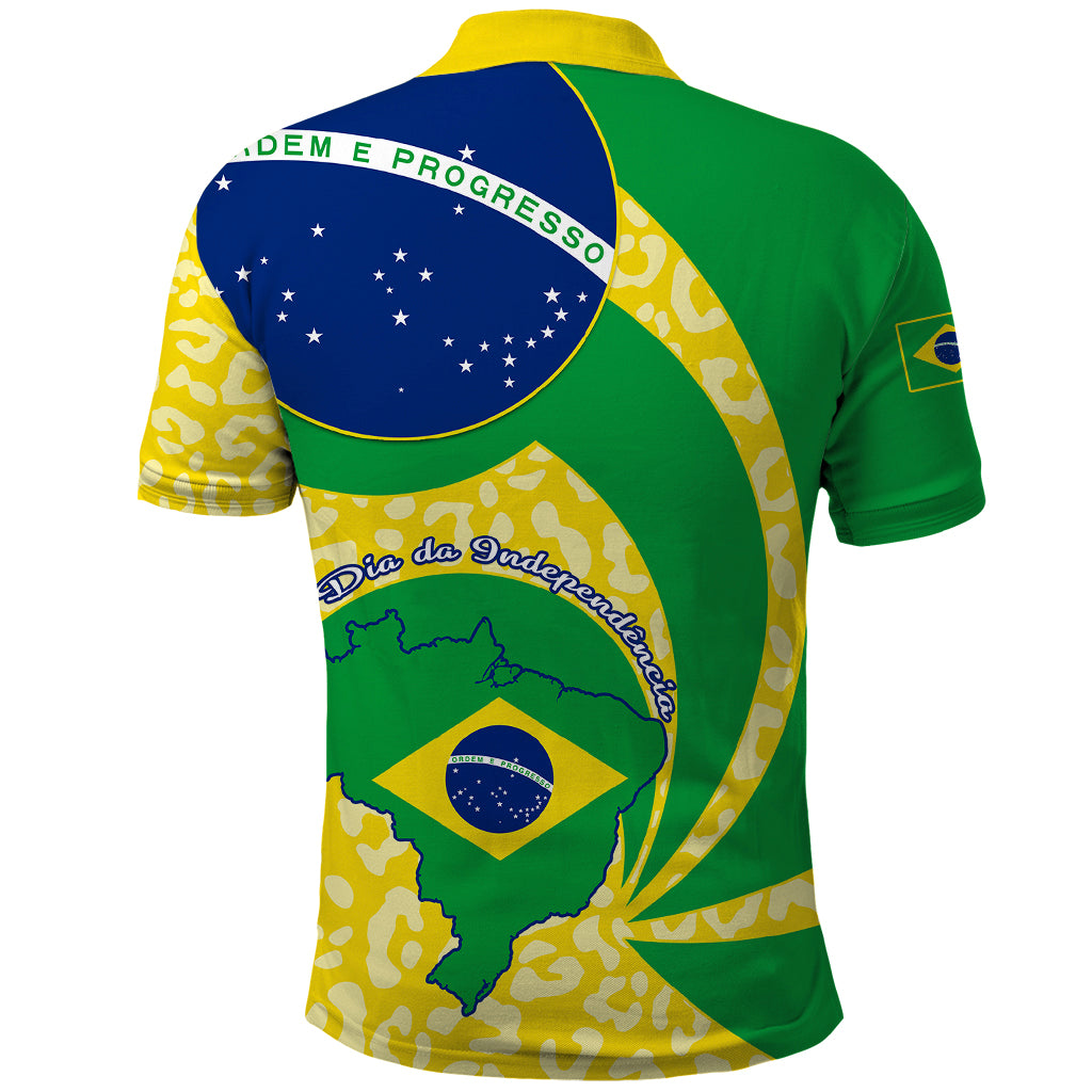 Brazil Independence Day Polo Shirt Sete de Setembro Flag Style - Wonder Print Shop