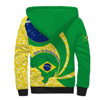 Brazil Independence Day Sherpa Hoodie Sete de Setembro Flag Style - Wonder Print Shop