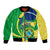 Personalised Brazil Independence Day Bomber Jacket Sete de Setembro Flag Style - Wonder Print Shop