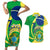 Personalised Brazil Independence Day Couples Matching Short Sleeve Bodycon Dress and Hawaiian Shirt Sete de Setembro Flag Style - Wonder Print Shop