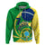 Personalised Brazil Independence Day Hoodie Sete de Setembro Flag Style - Wonder Print Shop