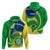 Personalised Brazil Independence Day Hoodie Sete de Setembro Flag Style - Wonder Print Shop