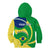 Personalised Brazil Independence Day Kid Hoodie Sete de Setembro Flag Style - Wonder Print Shop