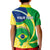 Personalised Brazil Independence Day Kid Polo Shirt Sete de Setembro Flag Style - Wonder Print Shop
