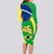 Personalised Brazil Independence Day Long Sleeve Bodycon Dress Sete de Setembro Flag Style - Wonder Print Shop