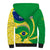 Personalised Brazil Independence Day Sherpa Hoodie Sete de Setembro Flag Style - Wonder Print Shop