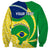 Personalised Brazil Independence Day Sweatshirt Sete de Setembro Flag Style - Wonder Print Shop