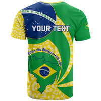 Personalised Brazil Independence Day T Shirt Sete de Setembro Flag Style - Wonder Print Shop