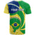 Personalised Brazil Independence Day T Shirt Sete de Setembro Flag Style - Wonder Print Shop