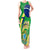 Personalised Brazil Independence Day Tank Maxi Dress Sete de Setembro Flag Style - Wonder Print Shop