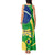 Personalised Brazil Independence Day Tank Maxi Dress Sete de Setembro Flag Style - Wonder Print Shop