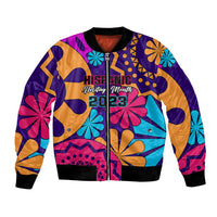 United States National Hispanic Heritage Month Bomber Jacket Mes Nacional de la Herencia Hispana Special Version - Wonder Print Shop