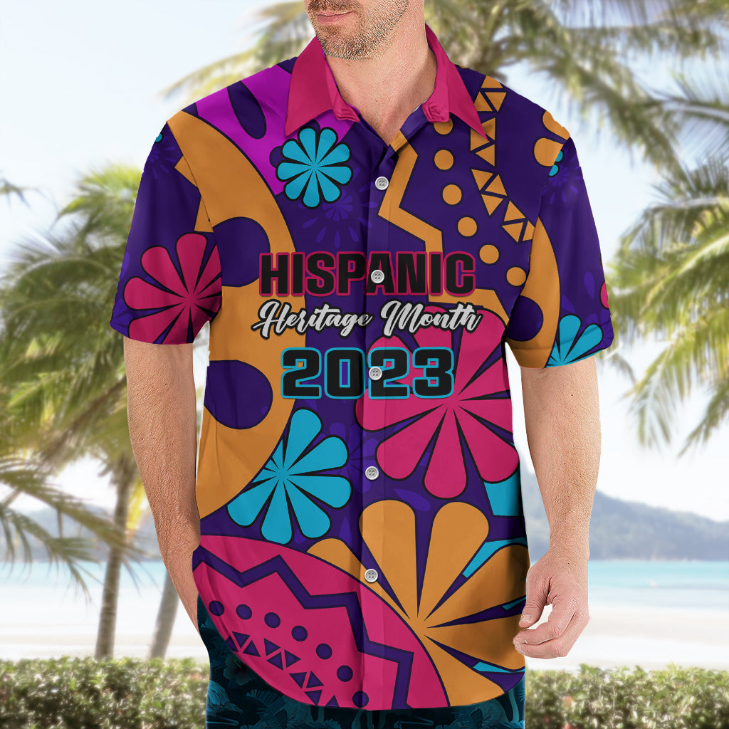 United States National Hispanic Heritage Month Hawaiian Shirt Mes Nacional de la Herencia Hispana Special Version - Wonder Print Shop