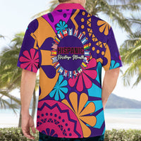 United States National Hispanic Heritage Month Hawaiian Shirt Mes Nacional de la Herencia Hispana Special Version - Wonder Print Shop