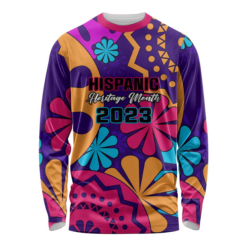 United States National Hispanic Heritage Month Long Sleeve Shirt Mes Nacional de la Herencia Hispana Special Version LT01