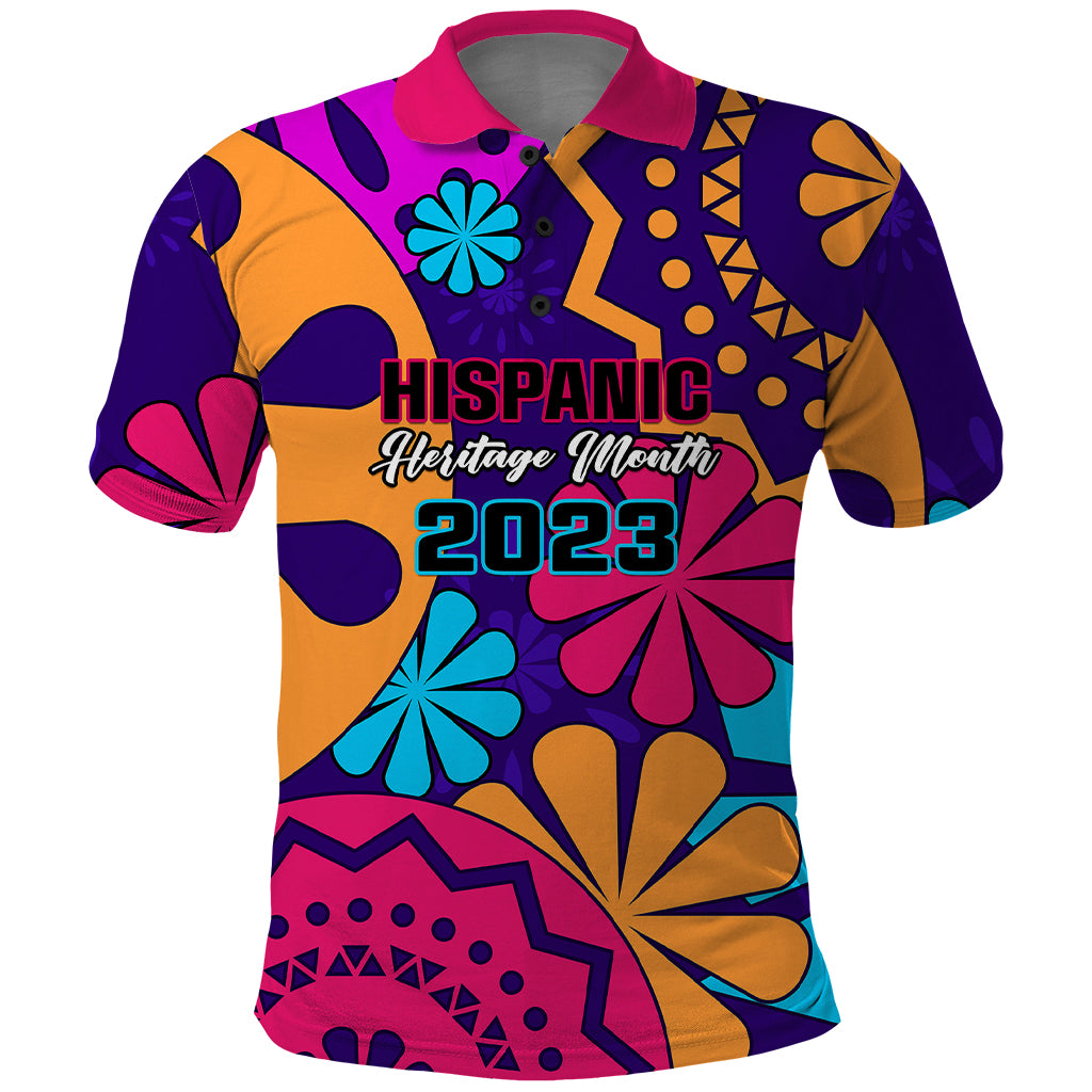 United States National Hispanic Heritage Month Polo Shirt Mes Nacional de la Herencia Hispana Special Version - Wonder Print Shop