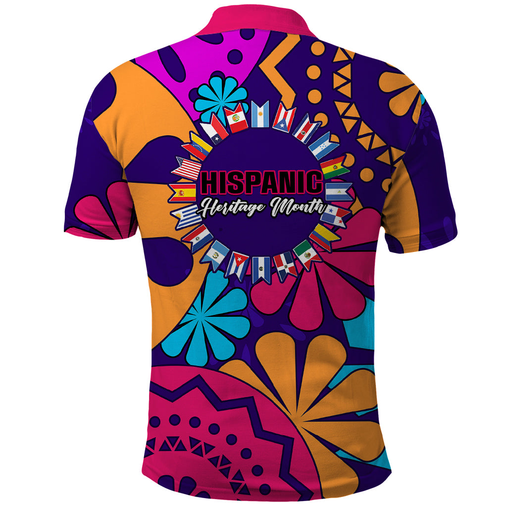 United States National Hispanic Heritage Month Polo Shirt Mes Nacional de la Herencia Hispana Special Version - Wonder Print Shop