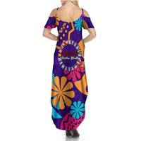 United States National Hispanic Heritage Month Summer Maxi Dress Mes Nacional de la Herencia Hispana Special Version - Wonder Print Shop