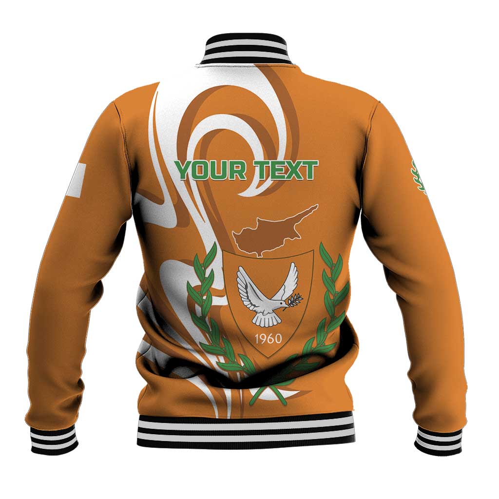 Personalized Cyprus Independence Day 1960 Baseball Jacket Kbrs Cumhuriyeti Curve Style - Wonder Print Shop