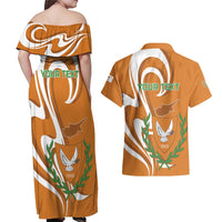 Personalized Cyprus Independence Day 1960 Couples Matching Off Shoulder Maxi Dress and Hawaiian Shirt Kbrs Cumhuriyeti Curve Style - Wonder Print Shop