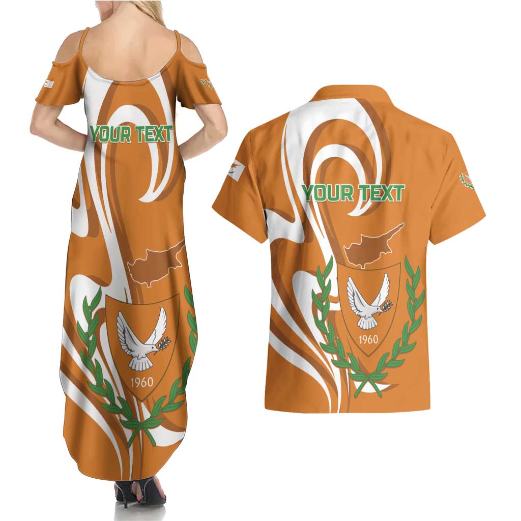 Personalized Cyprus Independence Day 1960 Couples Matching Summer Maxi Dress and Hawaiian Shirt Kbrs Cumhuriyeti Curve Style - Wonder Print Shop