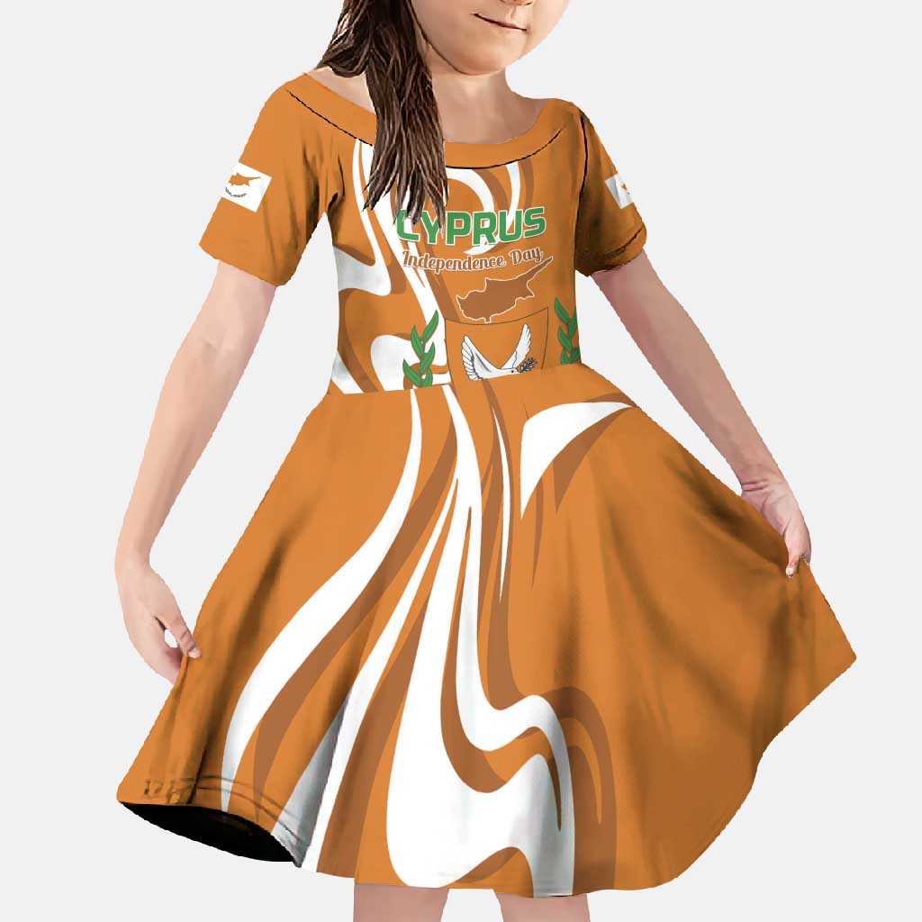 Personalized Cyprus Independence Day 1960 Family Matching Off Shoulder Maxi Dress and Hawaiian Shirt Kbrs Cumhuriyeti Curve Style - Wonder Print Shop